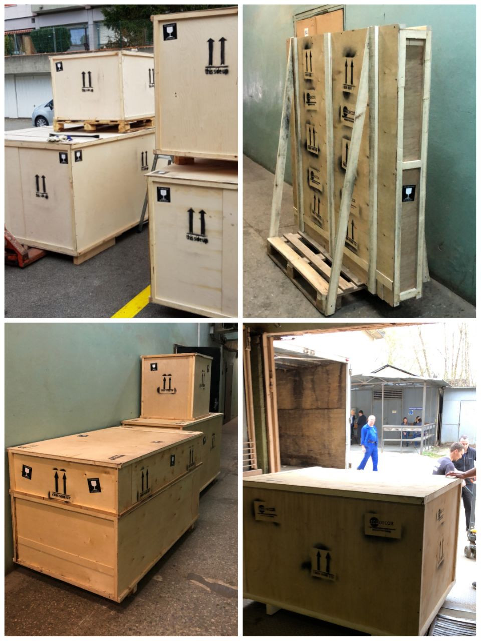 Way of shipping ready to play escape rooms. Shipping boxes for packages