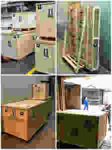 Way of shipping ready to play escape rooms. Shipping boxes for packages