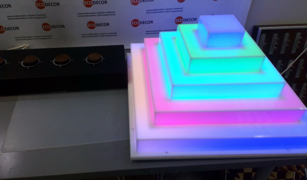 Thumbnail: pyramid escape room device
