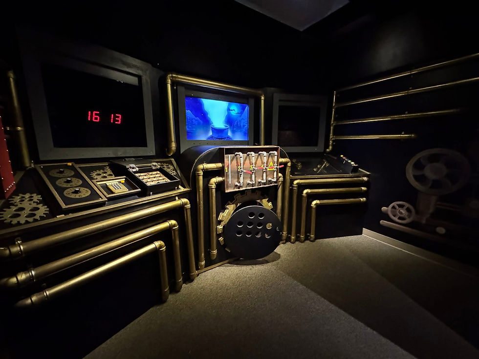 puzzle gas detector in the interior