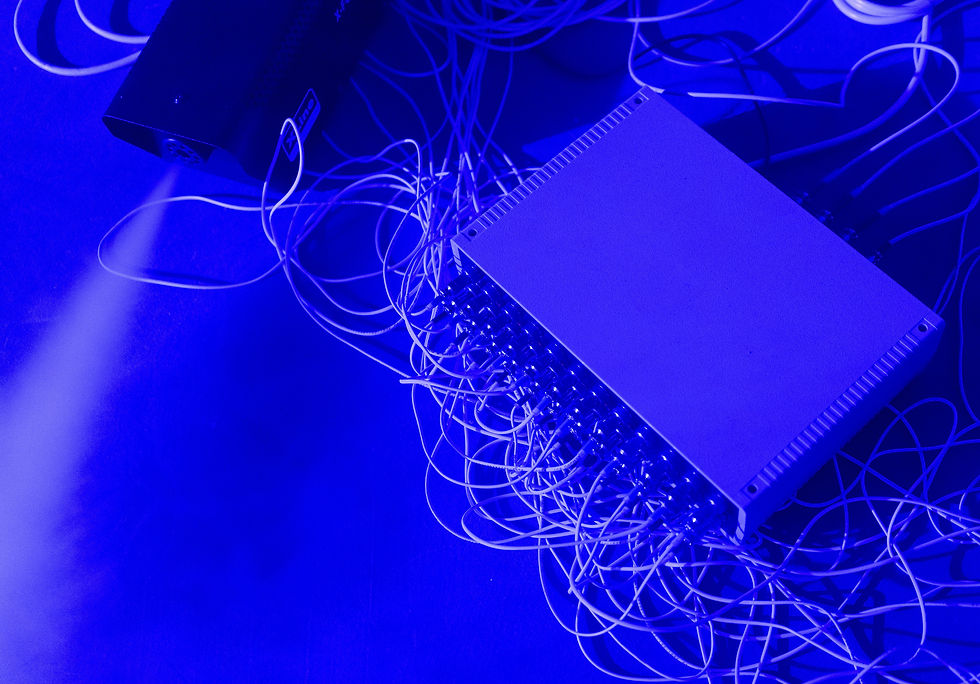 Thumbnail: Box of electronics for laser maze