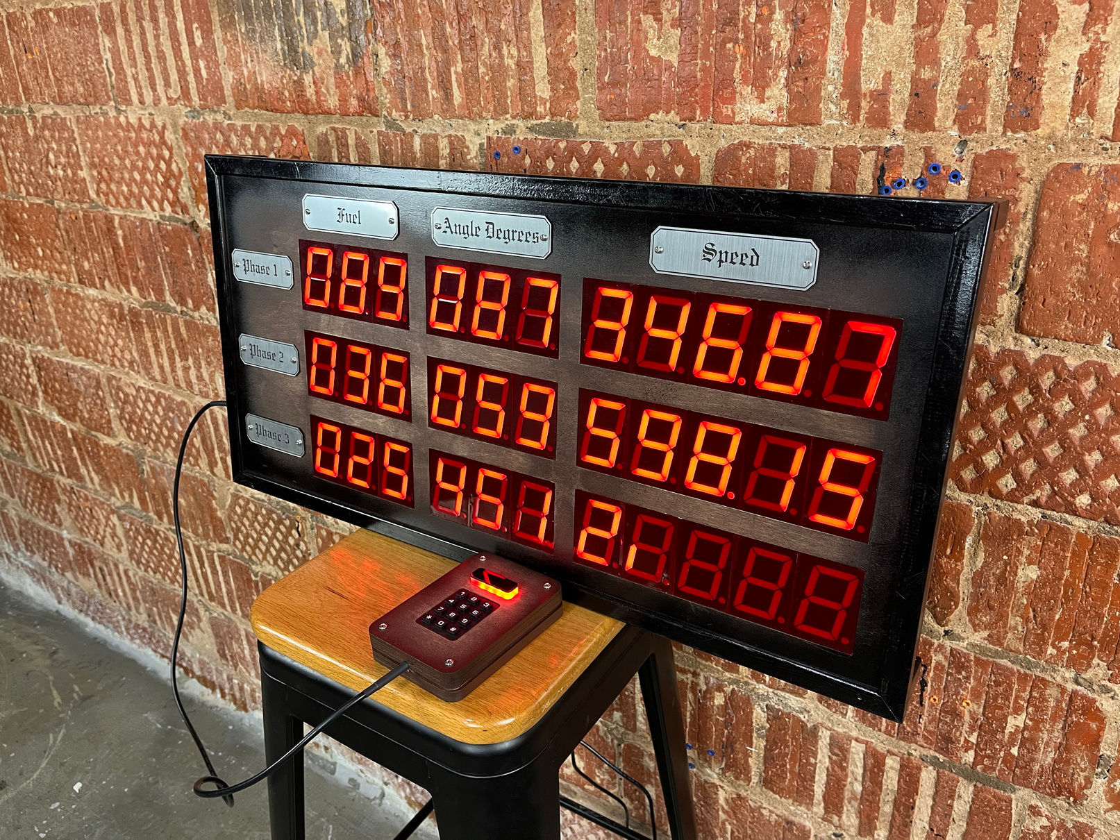 An info board for an escape room