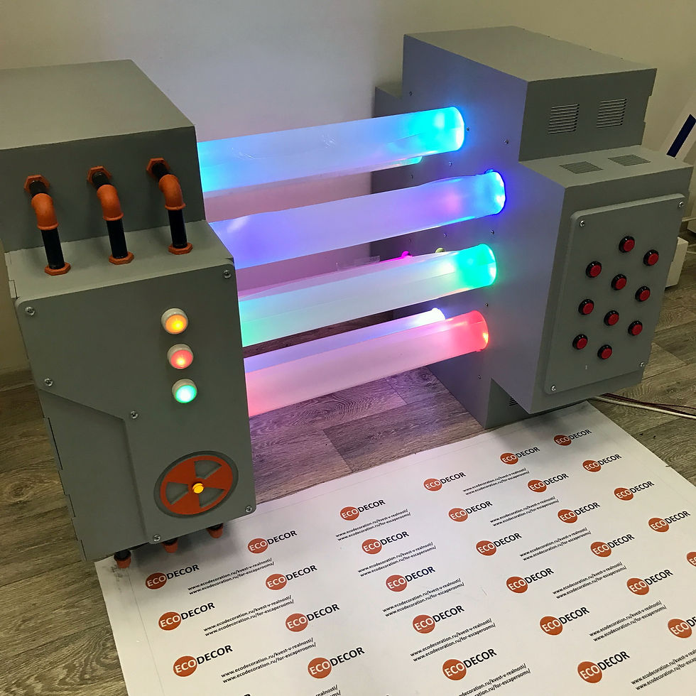 Nuclear reactor escape room prop