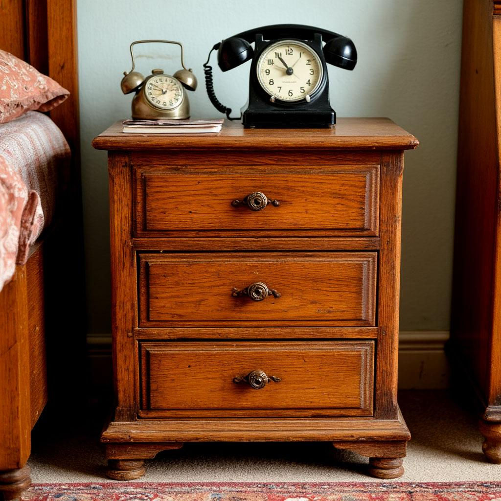 Portable game "Bedside table with a phone" (mini-escape room)