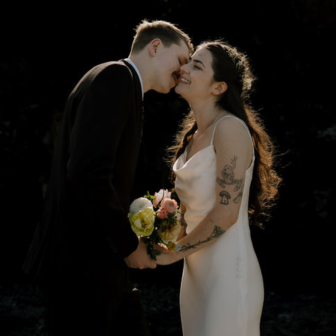 An Intimate Backyard Wedding on Vancouver Island Overlooking the Ocean
