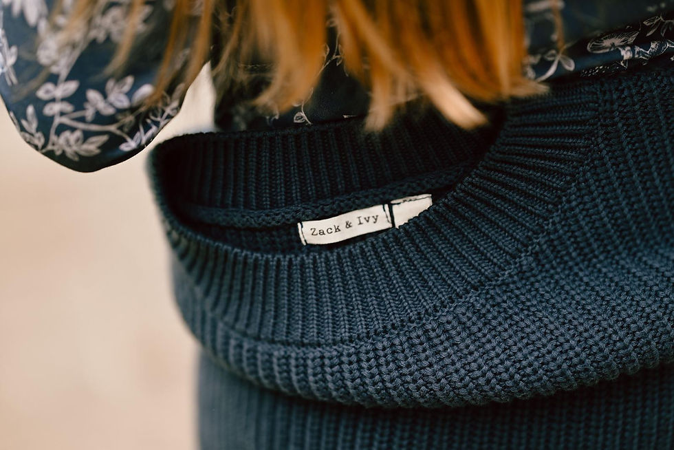 Thumbnail: Midnight Chunky Knit Jumper