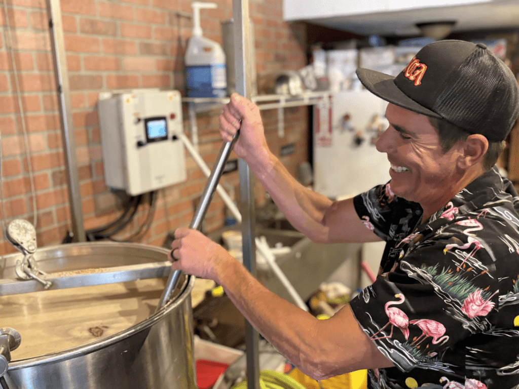 Bobby G at Typsy Unicorn’s Brewery