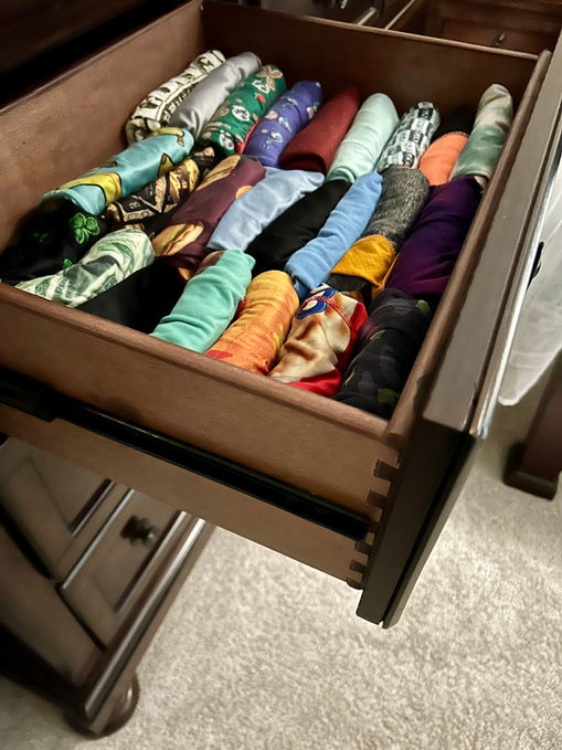 organized drawer 