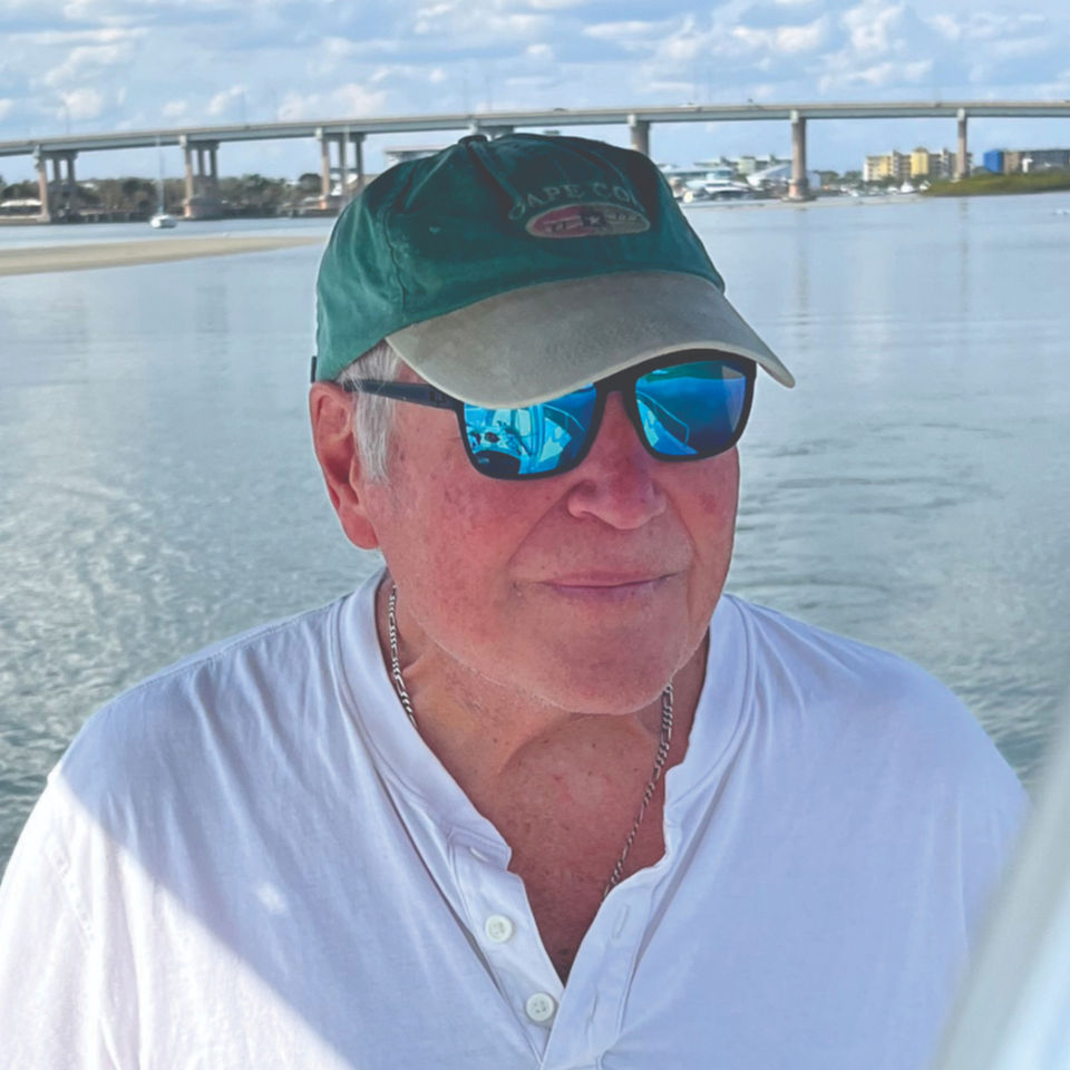 older man on boat