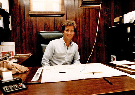 man at desk