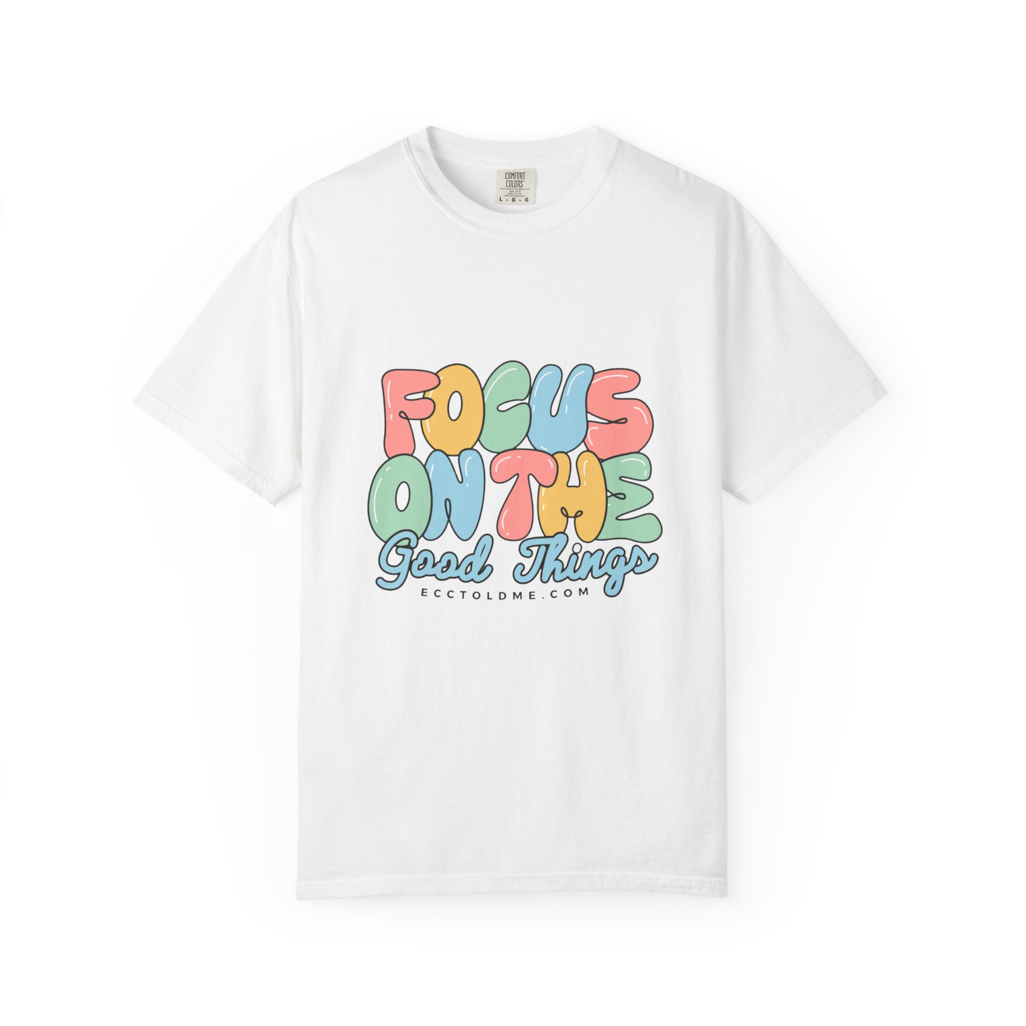 Positive Vibes T-Shirt — "Focus On The Good Things" Retro Graphic Tee