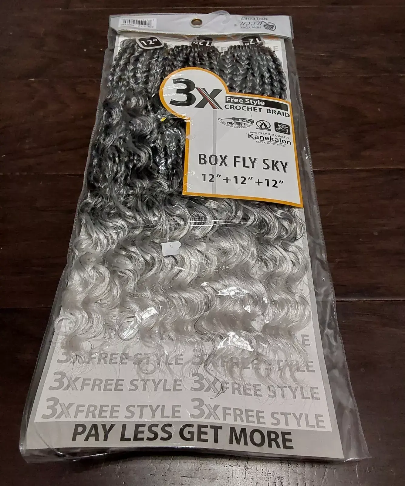 Box Fly Sky 3x Freestyle Hair Extension Hair