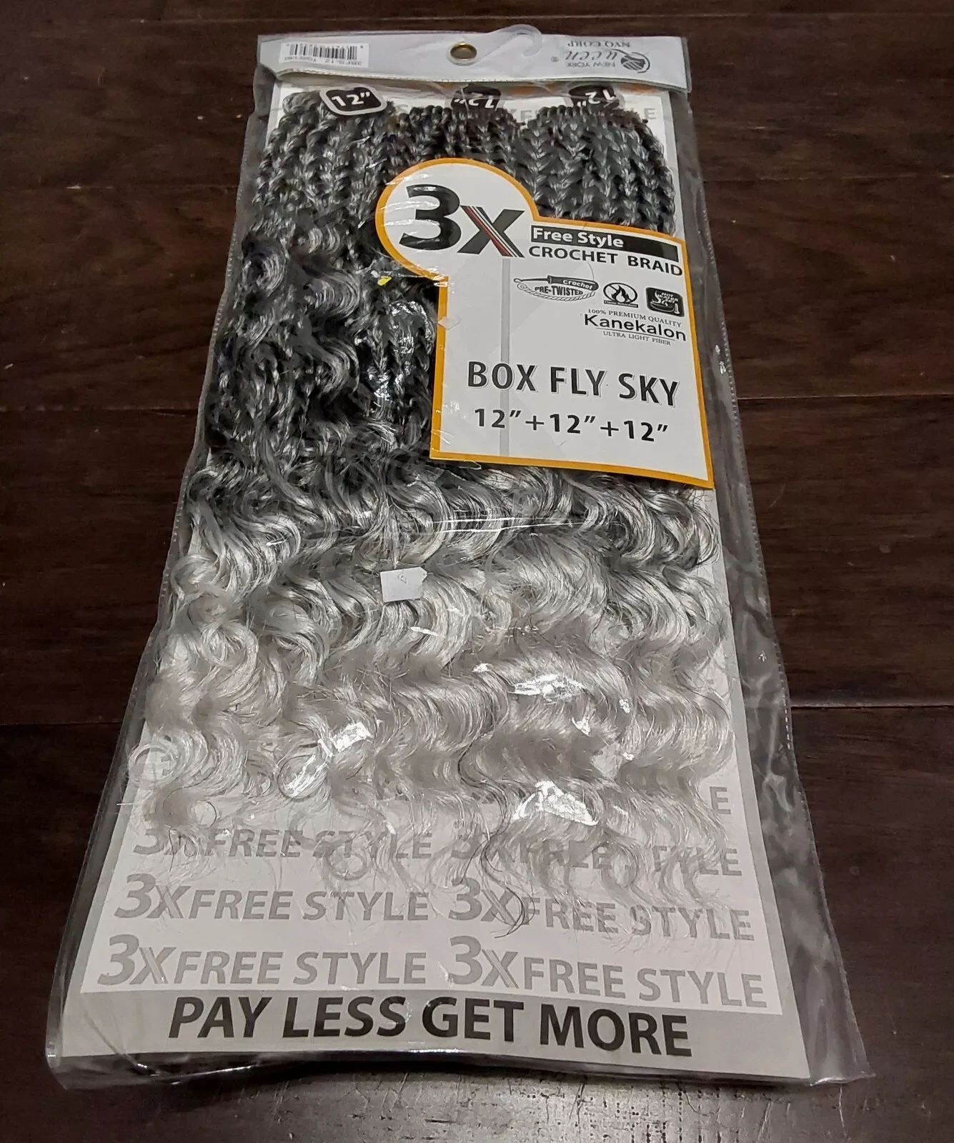Box Fly Sky 3x Freestyle Hair Extension Hair