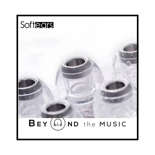 SOFTEARS UT Titanium Clear Silicone Eartip