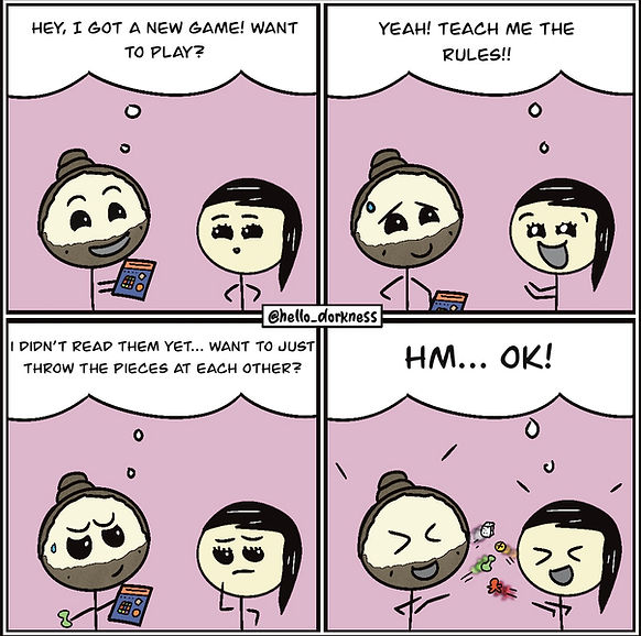 A cute board game comic