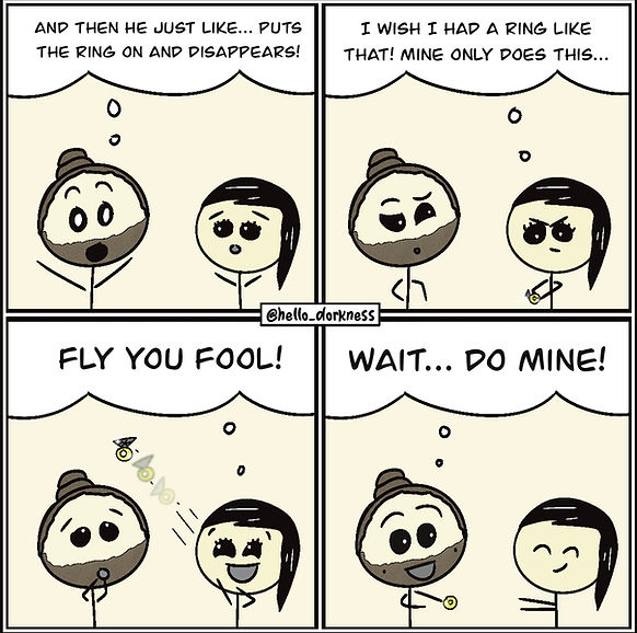 Funny lord of the rings webcomic