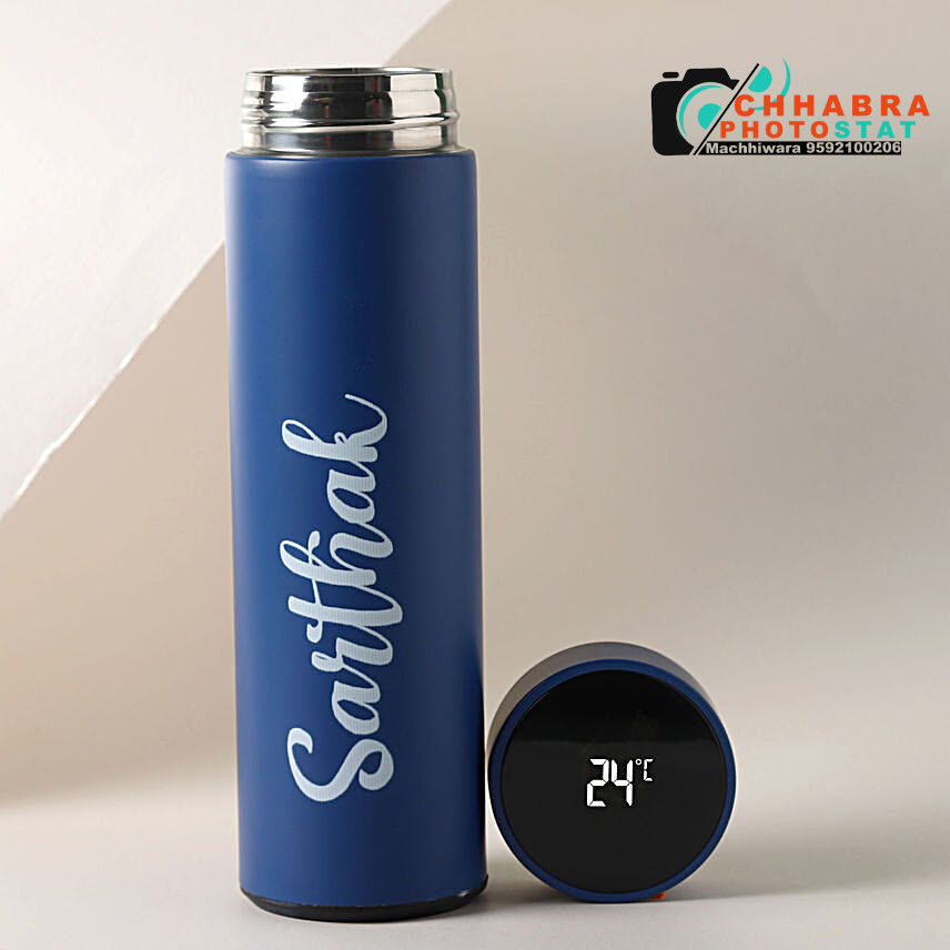 Thumbnail: Water bottle s for engravings with temperature