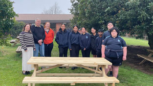 From Bottles to Benches: South Auckland Middle School's Fundraising Comes Full Circle