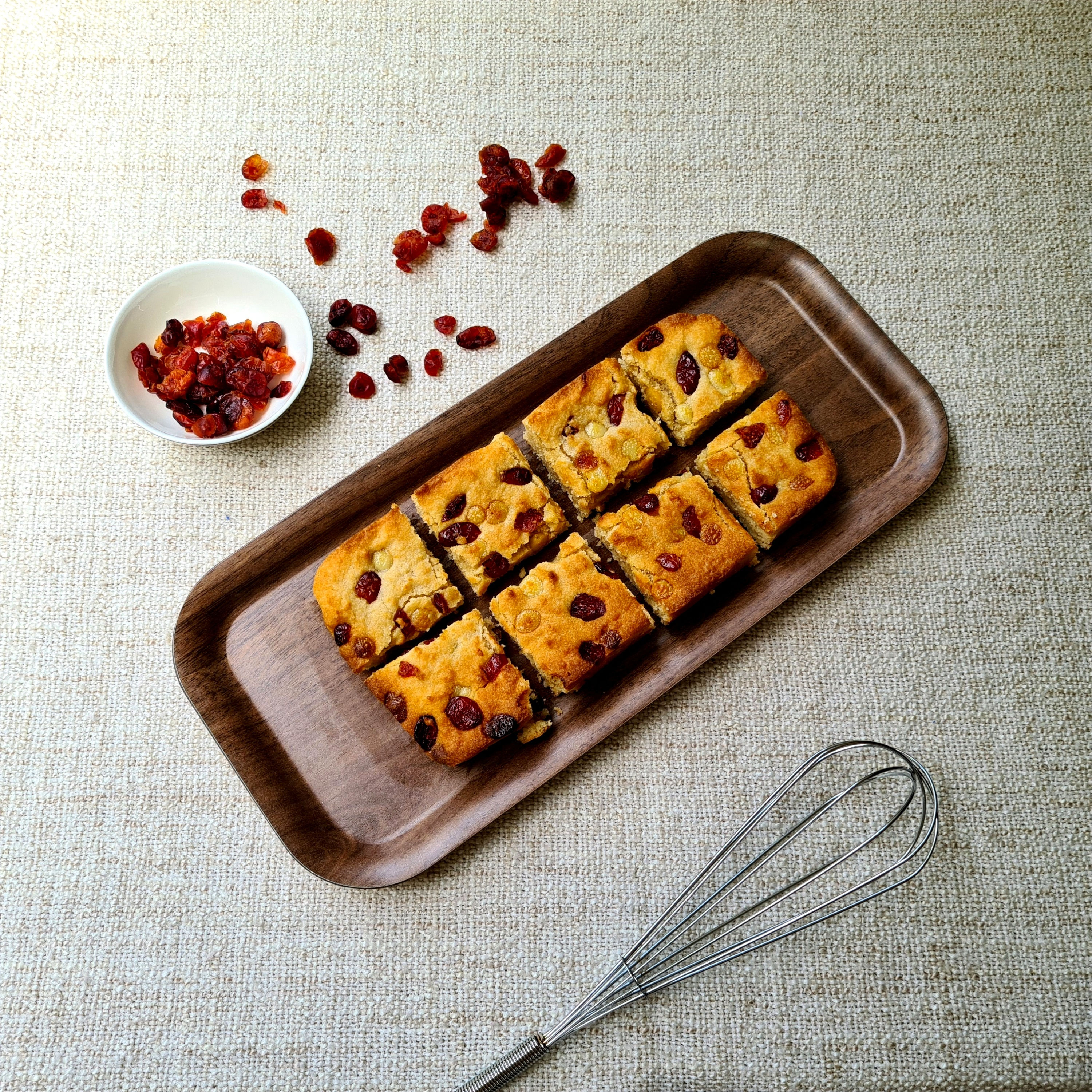 Cranberry Blondies