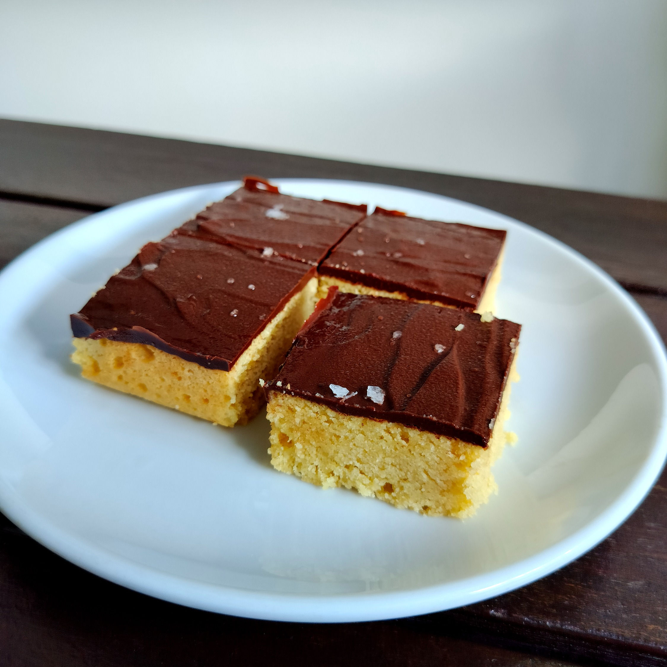 Sea Salt Dark Choc Blondies