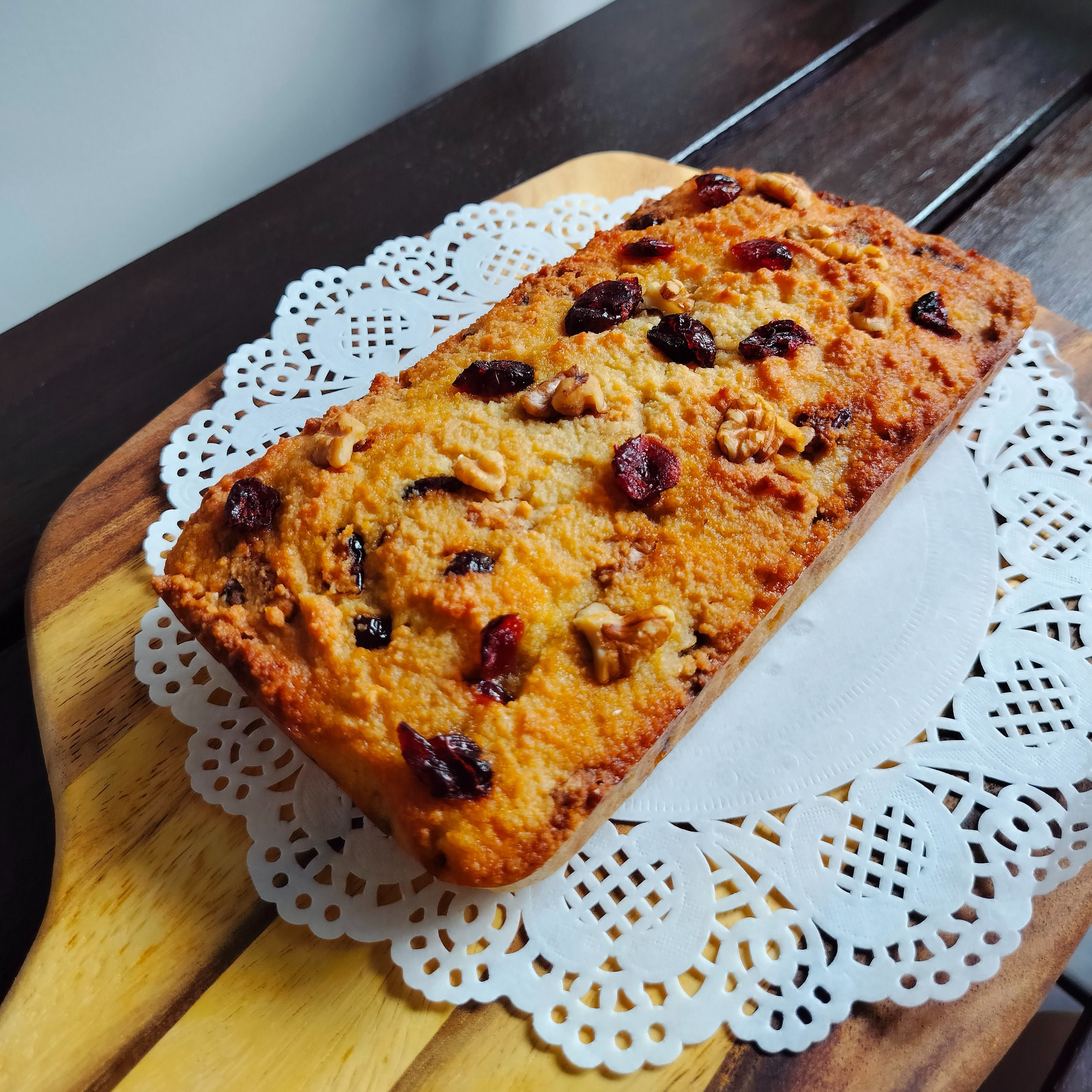 Cranberry Walnut Cake