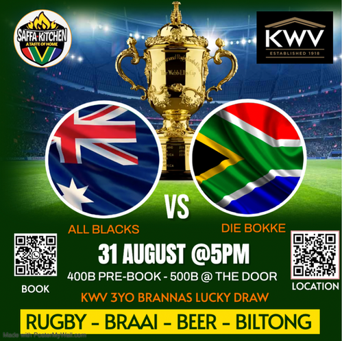 SA vs NZ 31 Aug | SaffaKitchen