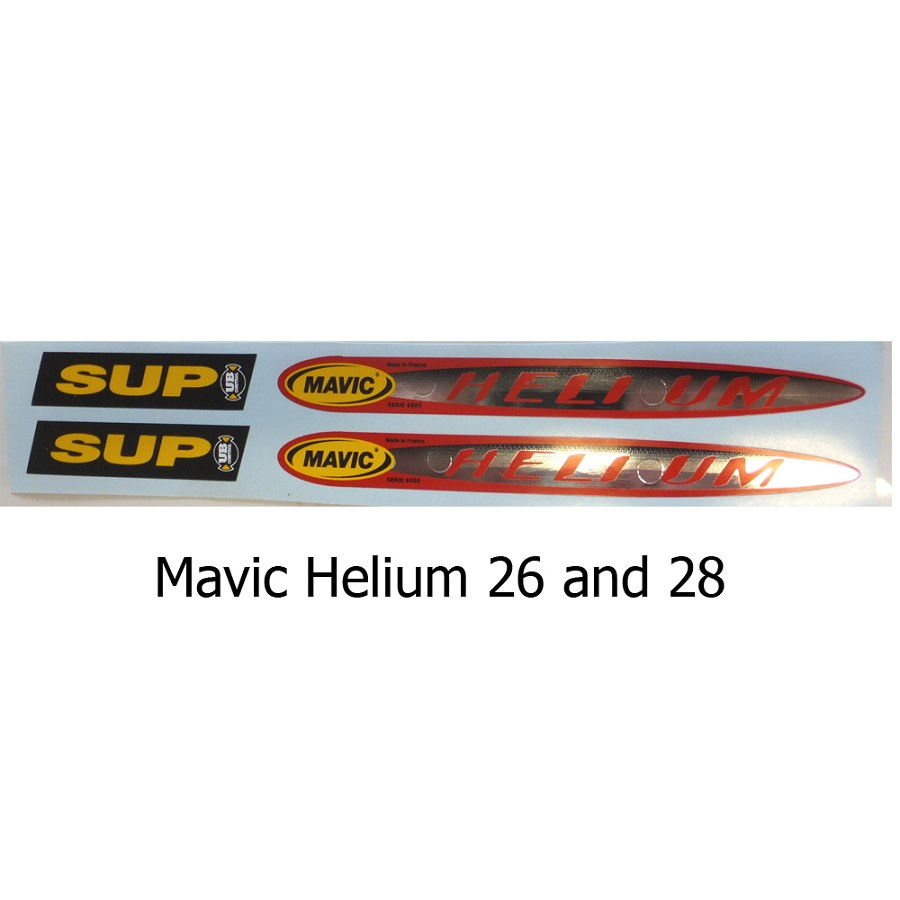 Mavic Helium 26 and 28