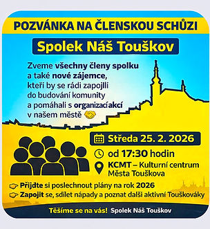 Pozvánka na ČLENSKOU SCHŮZI 