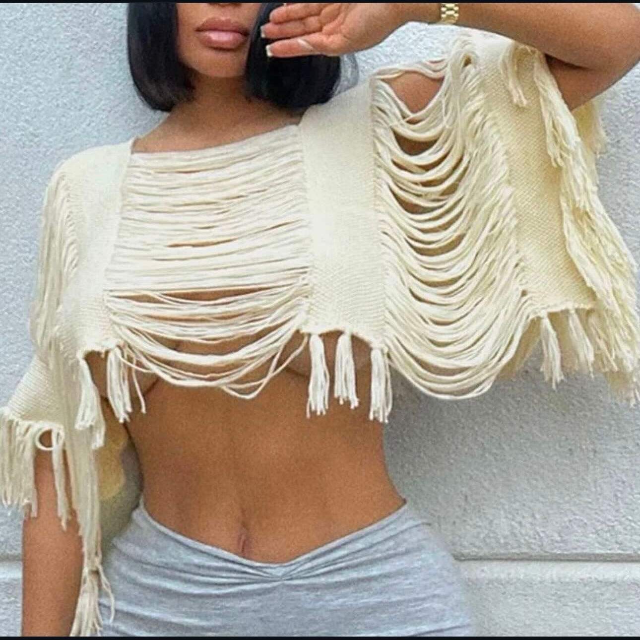 Fringe top