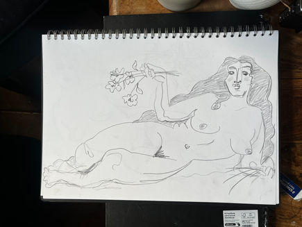 Bloom and Body Logo sketch