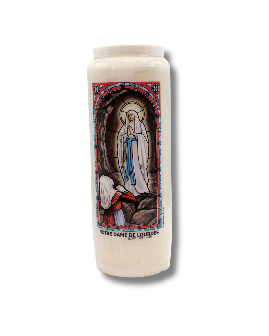 Bougie de Neuvaine Notre Dame De Lourdes