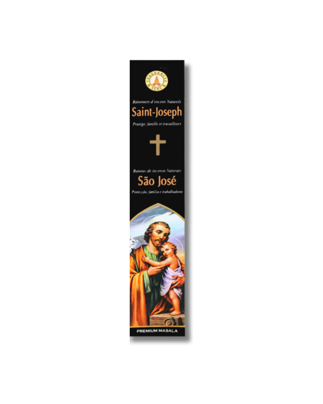 Paquet de 15 bâtonnets d'encens et une prière dédiée à Saint-Joseph