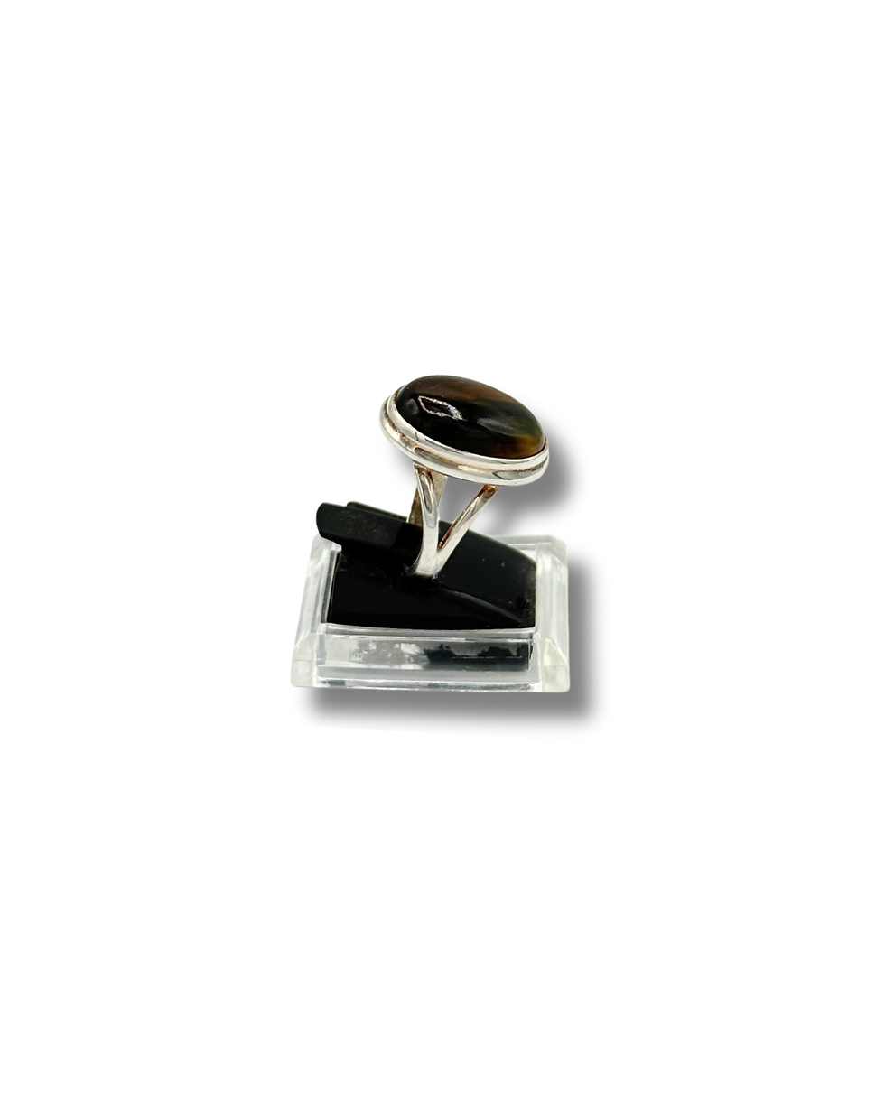 Bague oeil de tigre