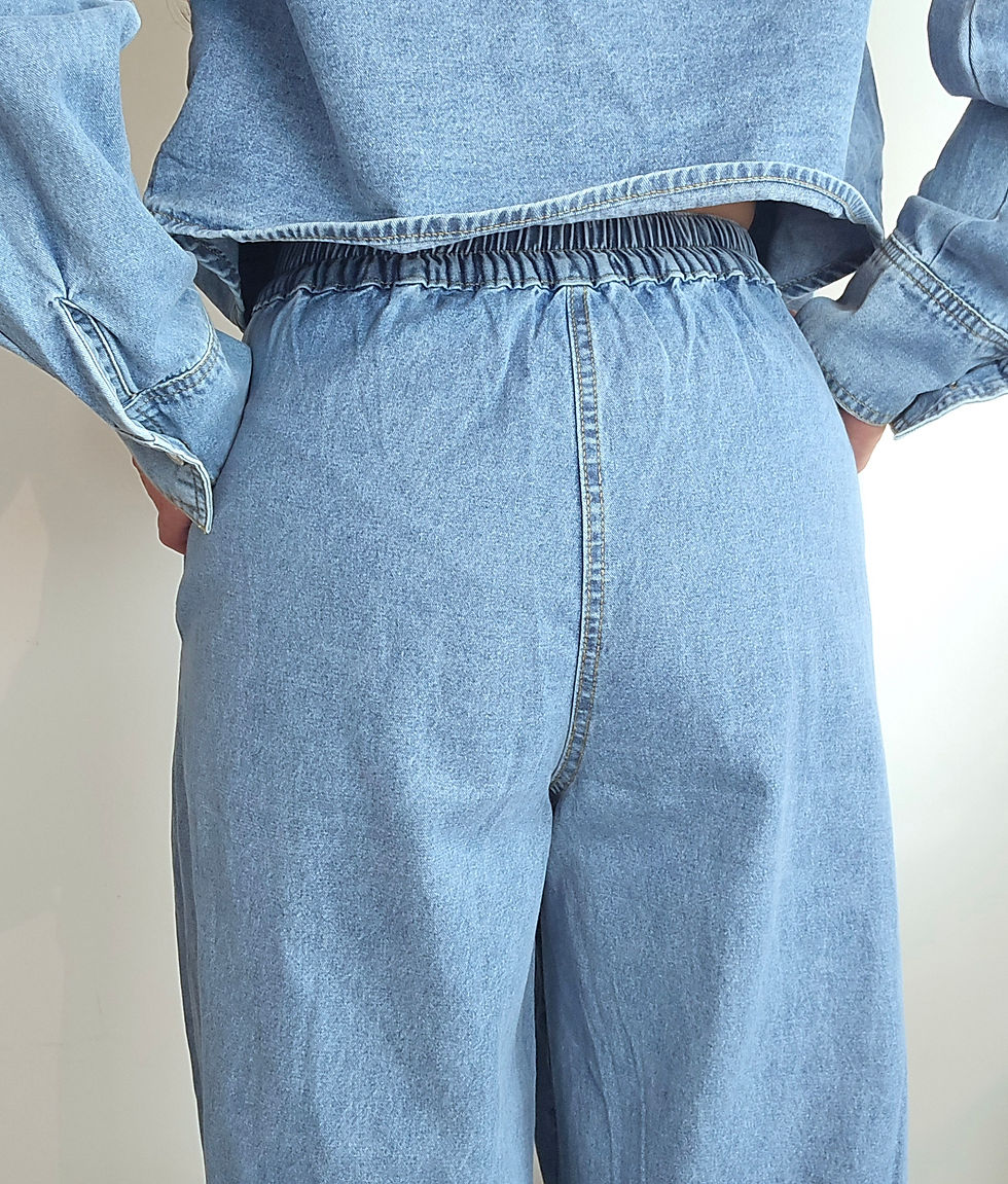 Miniature : Pantalon aladin en denim 