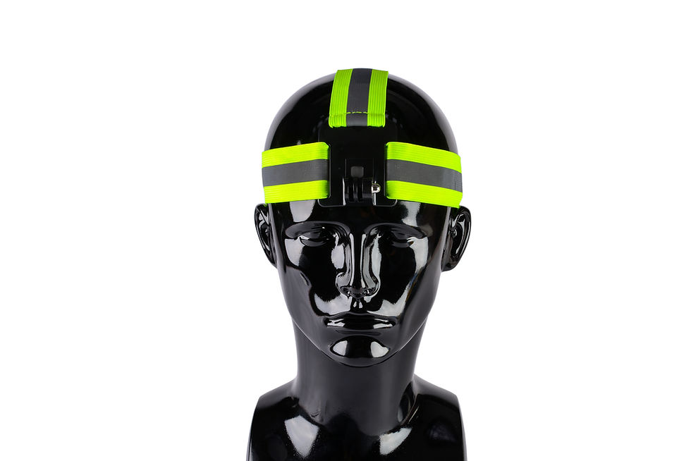 Thumbnail: Techalogic Elasticated Reflective Equestrian Hat Strap