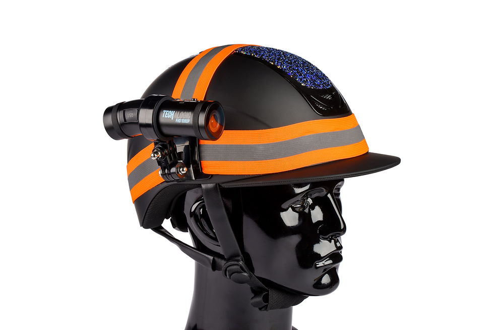 Thumbnail: Techalogic Elasticated Reflective Equestrian Hat Strap