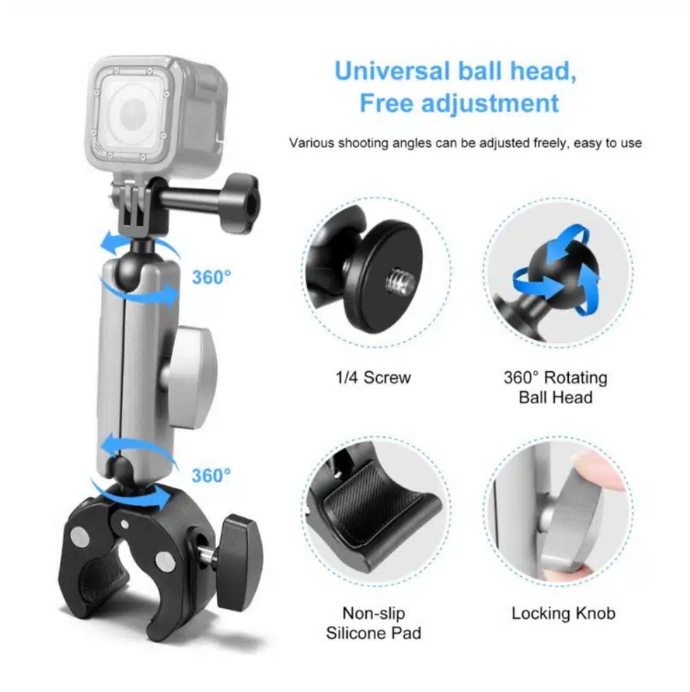 Thumbnail: Techalogic Magic Arm & Claw Mount for Horse Carriages