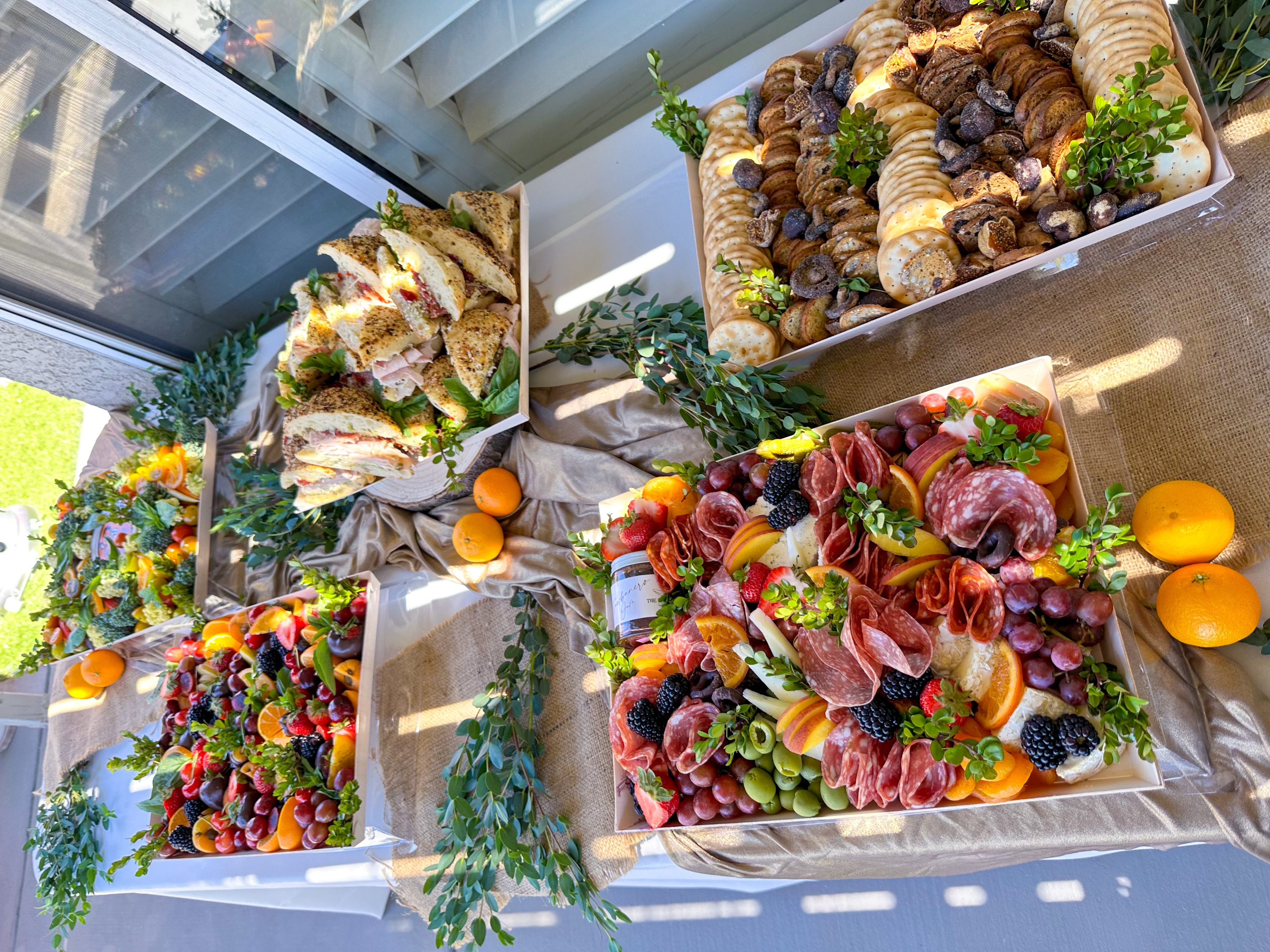 Arranged Food and Objects