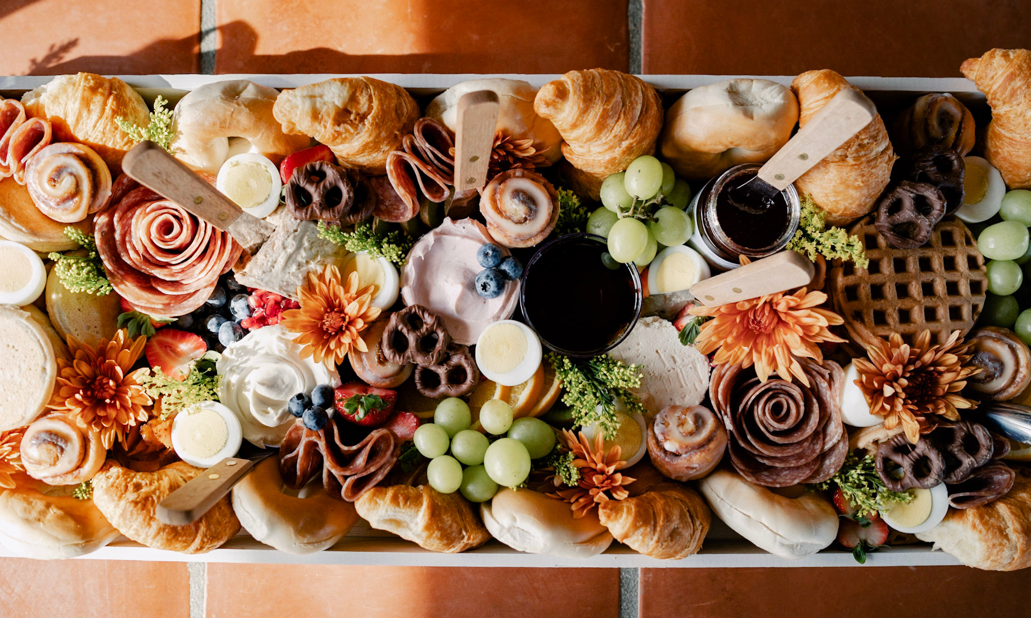 Arranged Food and Objects