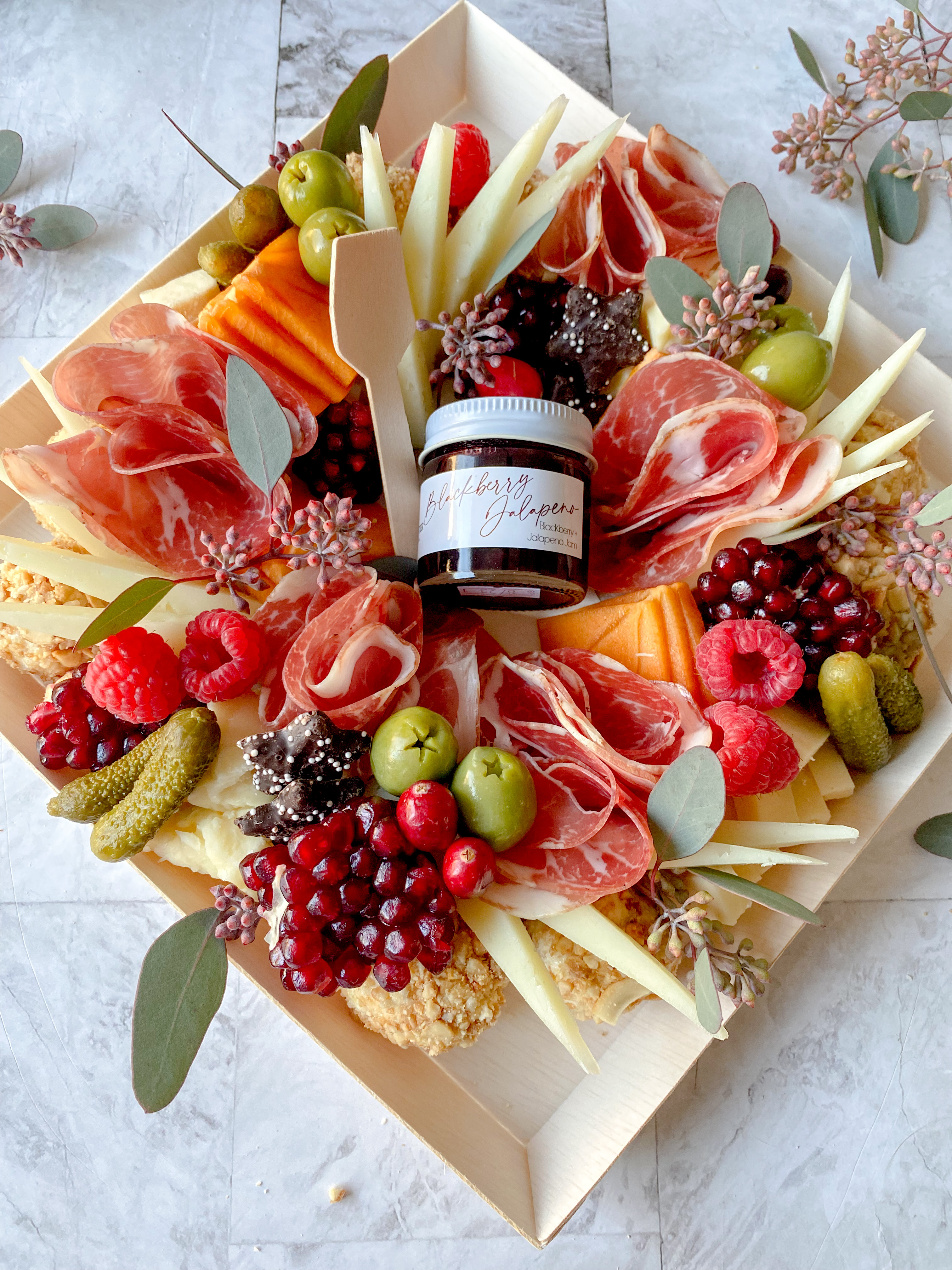 Arranged Food and Objects
