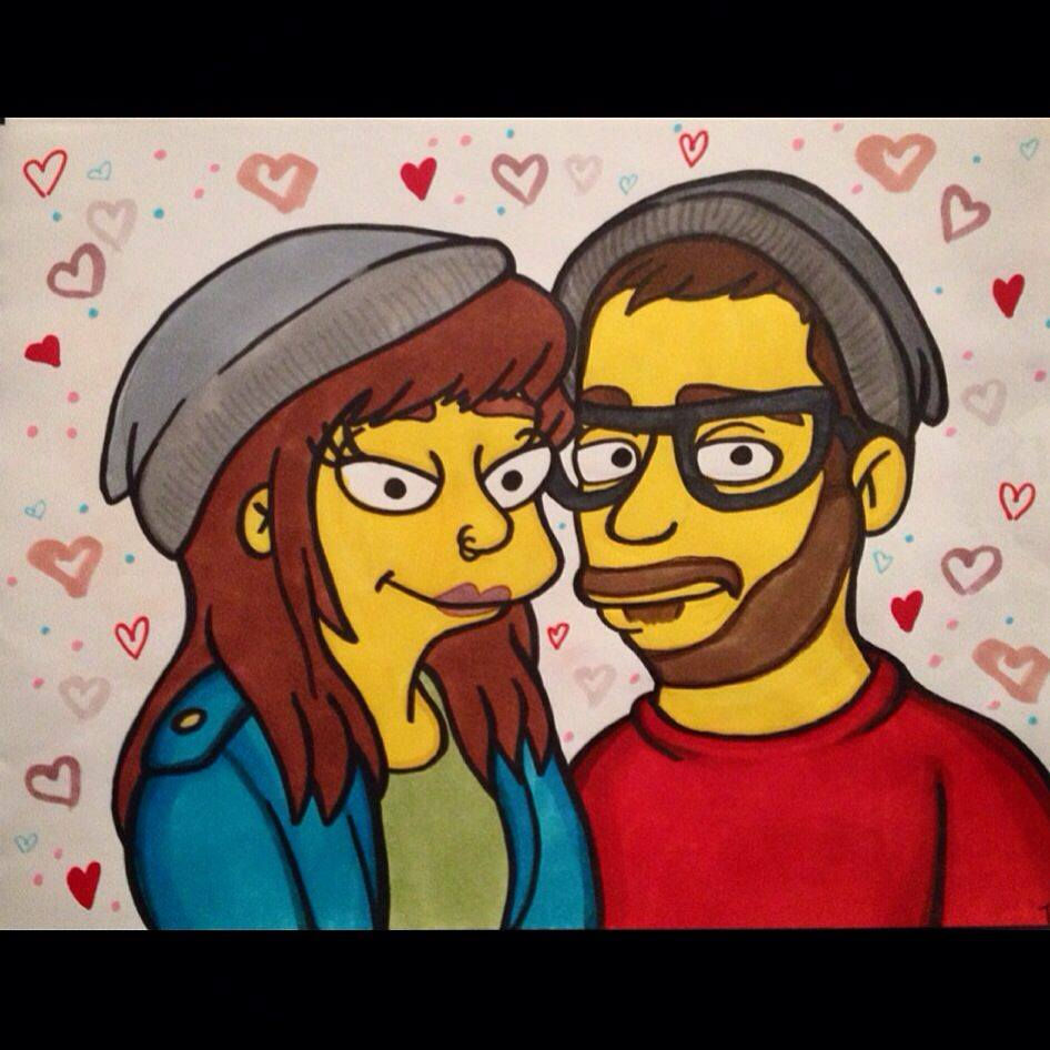 Simpsons Stylized Commission