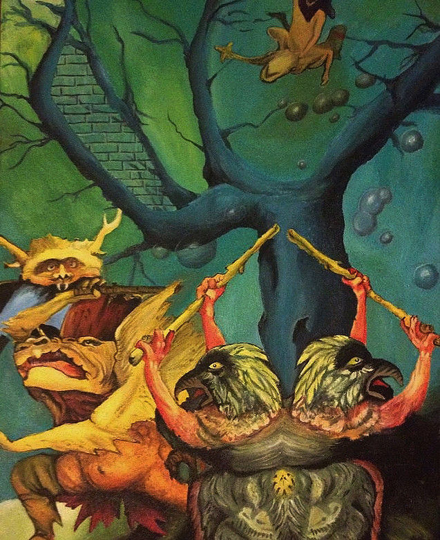 Monsters Among Us Painting