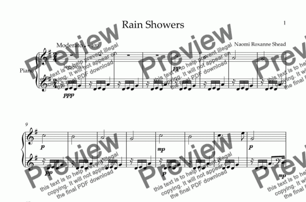 Introducing My Latest Sheet Music on Score Exchange