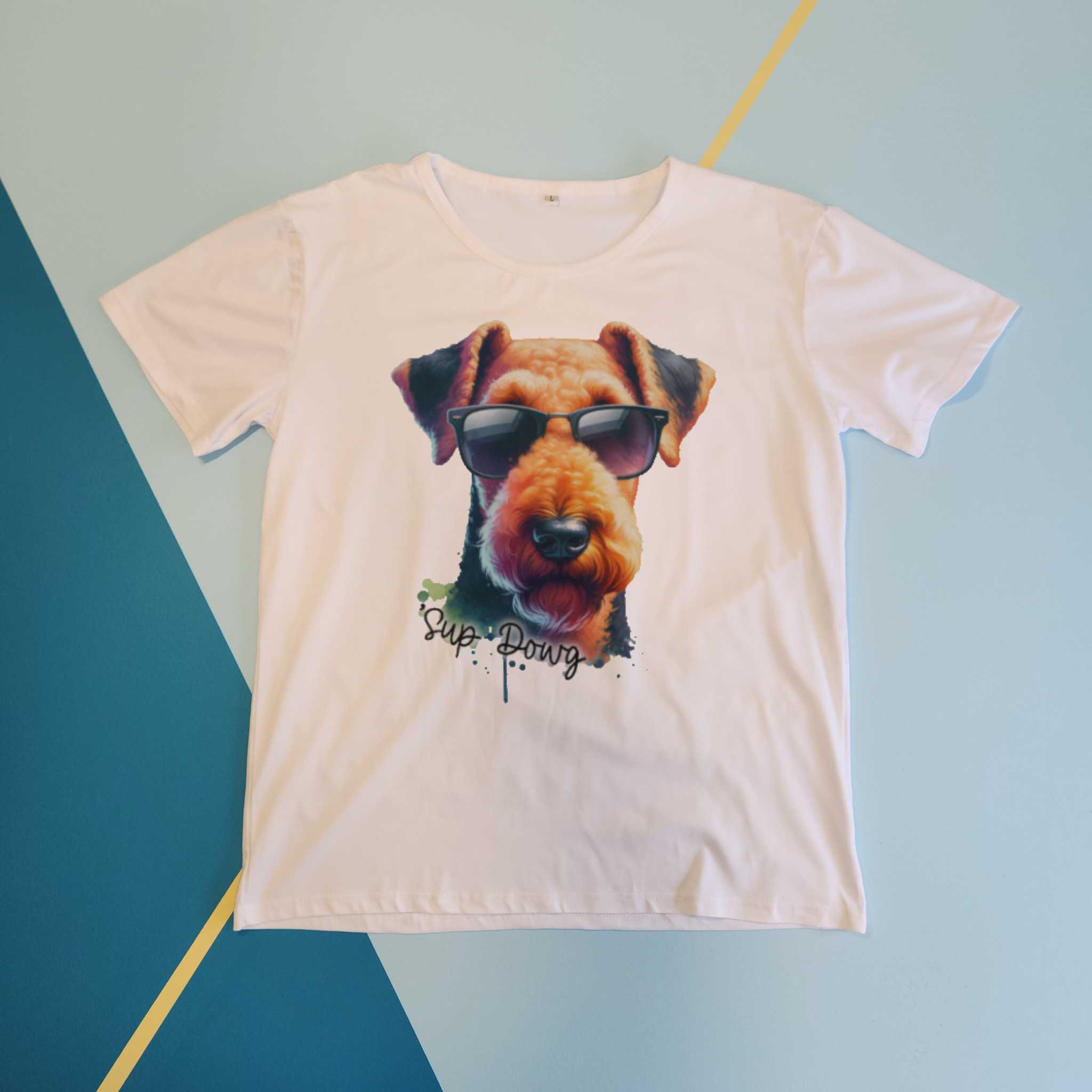 Airedale Terrier - 'Sup Dowg Adult T-Shirt