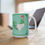 Thumbnail: Henry Rooster ceramic mug with watercolor rooster art