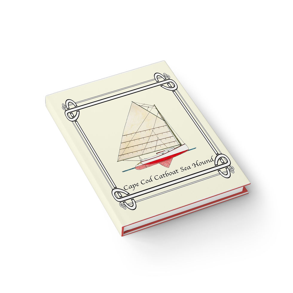 Thumbnail: Sea Hound Cape Cod catboat lined journal cover