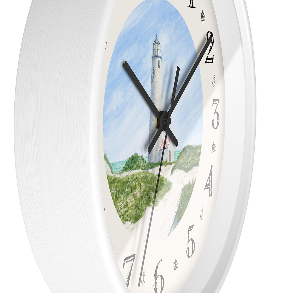 Thumbnail: Dunes At Great Point Light Heirloom Designer Clock 