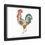 Thumbnail: Rustic rooster framed wall art with vibrant design.