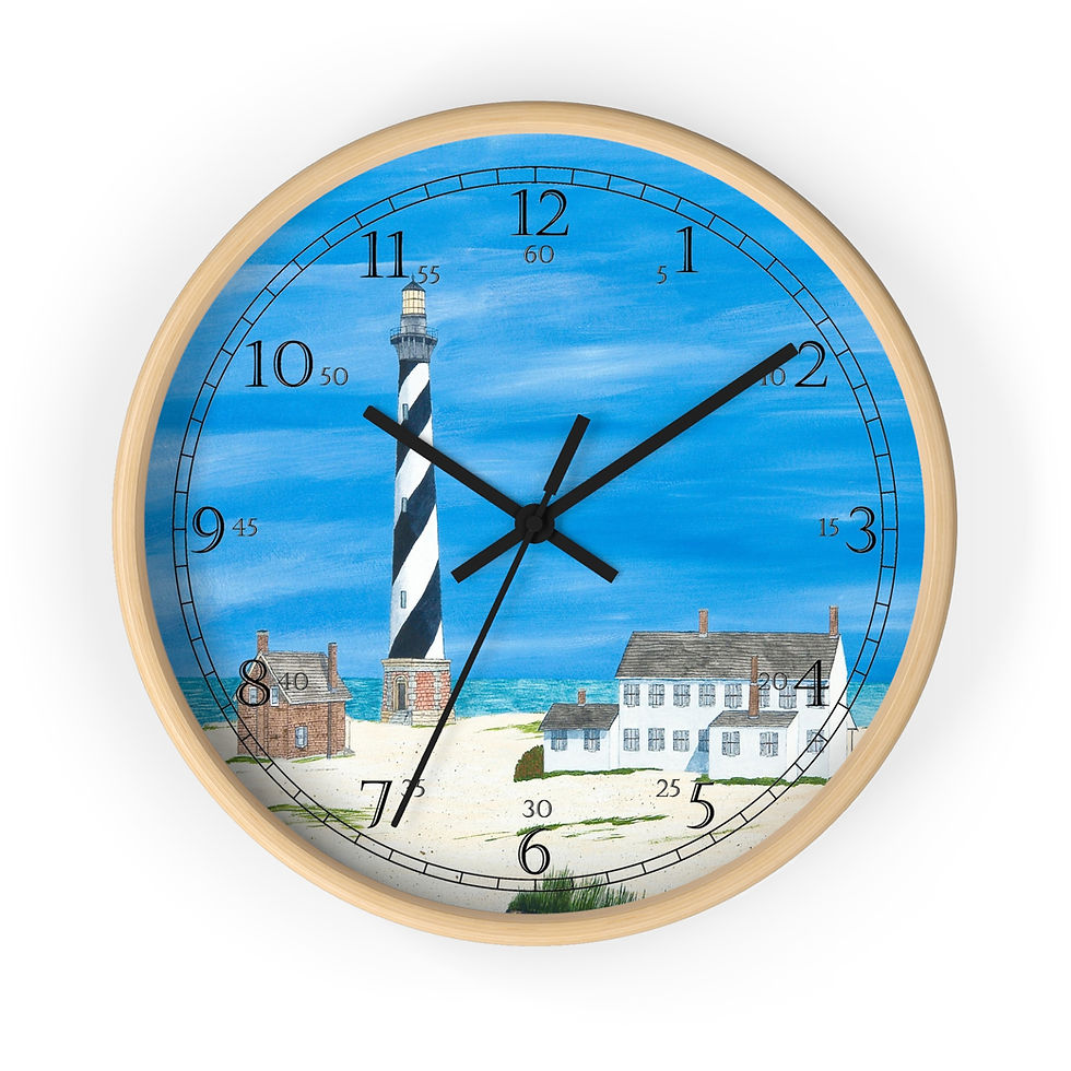 Thumbnail: Good Ole Times At Cape Hatteras English Numeral Clock