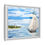 Thumbnail: Cape May inspired framed wall art with topsail schooner.